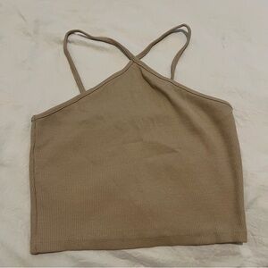 Zara brown halter top